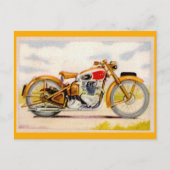  motorfietsafdrukken briefkaart (Voorkant)