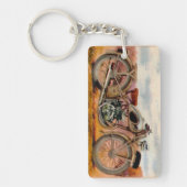 motorfietsafdrukken sleutelhanger (Voorkant)