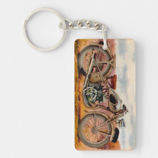  motorfietsafdrukken sleutelhanger (Voorkant)