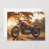 Motorfietsansichtkaart Briefkaart (Voorkant / Achterkant)