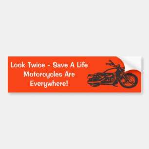 Motorfietsbewustzijn Bumpersticker