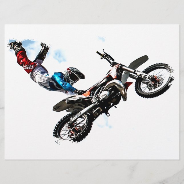 motorfietsbiker acrobatic sport (Voorkant)