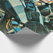 Motorfietscadeau Cadeaupapier (Hoek)