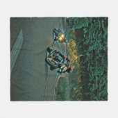 Motorfietscadeau Fleece Deken (Voorkant (Horizontaal))