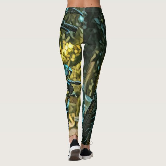 Motorfietscadeau Leggings (Achterkant)