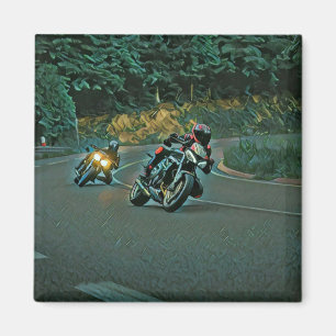 Motorfietscadeau Magneet