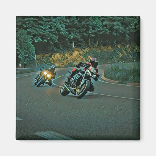 Motorfietscadeau Magneet (Voorkant)