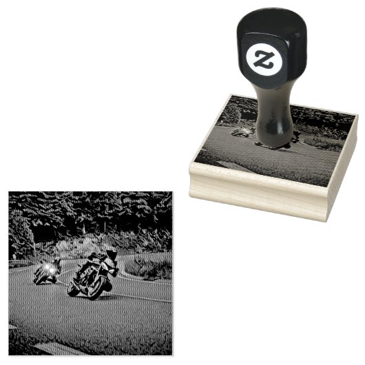 Motorfietscadeau Rubberstempel (Gestempeld)