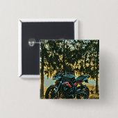 Motorfietscadeau Vierkante Button 5,1 Cm (Voorkant /achterkant)
