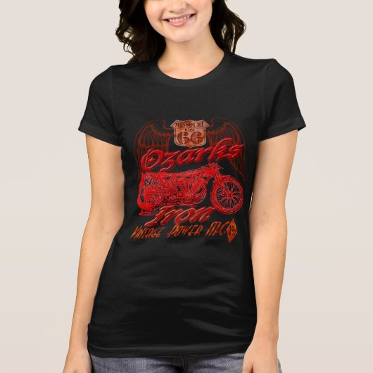  motorfietsclub t-shirt (Voorkant)