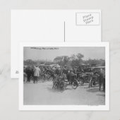 Motorfietsen aangevraagd, foto Parijs Briefkaart (Voorkant / Achterkant)