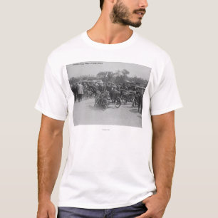 Motorfietsen aangevraagd, foto Parijs T-shirt