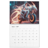 Motorfietsen AI Kunst Kalender (Mar 2027)