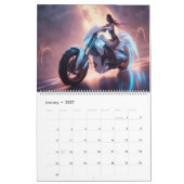 Motorfietsen AI Kunst Kalender (Jan 2027)