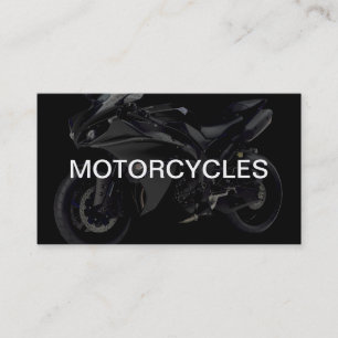 Motorfietsen Bedrijfskaart Ontwerp Visitekaartje
