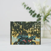 Motorfietsen cadeau briefkaart (Staand voorkant)