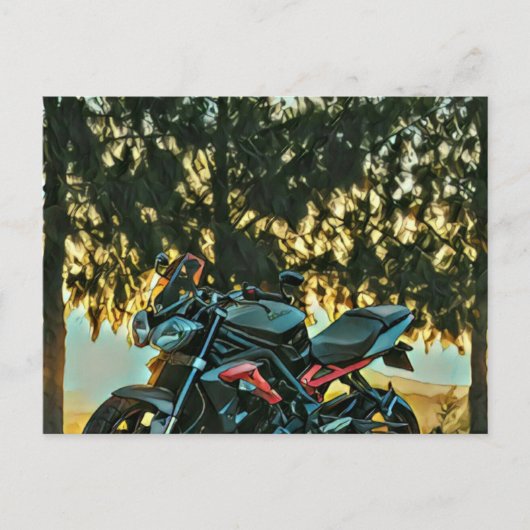 Motorfietsen cadeau briefkaart (Voorkant)