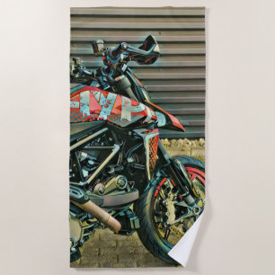 Motorfietsen cadeau strandlaken
