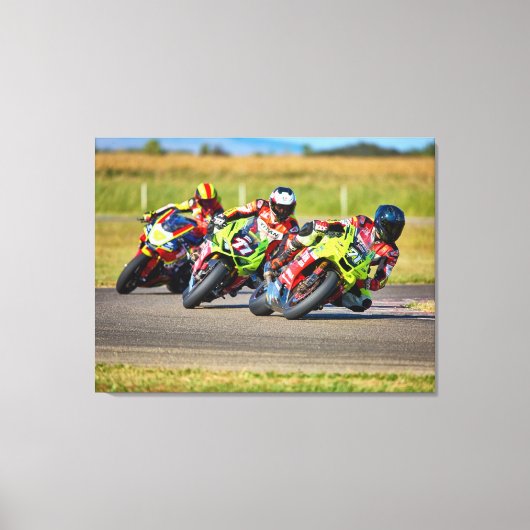 motorfietsen canvas afdruk (Voorkant)