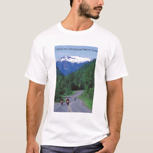 Motorfietsen de schilderachtig Selkirk Loop T-shirt (Voorkant)
