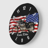 Motorfietsen en Amerikaans vlaggenontwerp Grote Klok (Hoek)