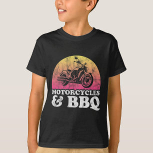 Motorfietsen en barbecue motorfietsen en BBQ T-shirt