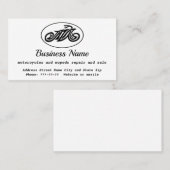 Motorfietsen en bromfietsen Visitekaartje (Voorkant / Achterkant)