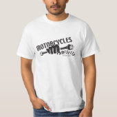Motorfietsen en missen vuist t-shirt (Voorkant)