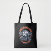 Motorfietsen en Route 66 Tote Bag (Voorkant)