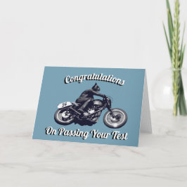 Motorfietsen Gefeliciteerd met je test Kaart
