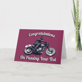 Motorfietsen Gefeliciteerd met je test Kaart