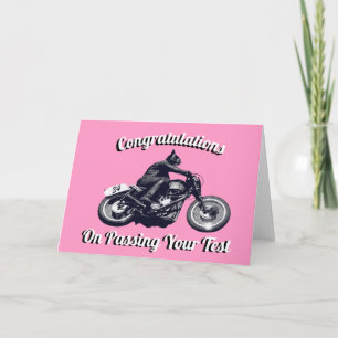 Motorfietsen Gefeliciteerd met je test Kaart