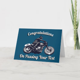 Motorfietsen Gefeliciteerd met je test Kaart
