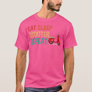 Motorfietsen Gemotoriseerd Motorfiets Scoot T-shirt