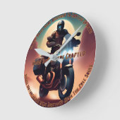 Motorfietsen geschonken aan het Free Souls Afbeeld Ronde Klok (Hoek)