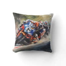 Motorfietsen, high-speed bochten actie