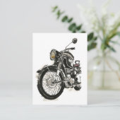 Motorfietsen in inkt IV Briefkaart (Staand voorkant)