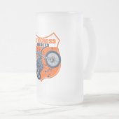 Motorfietsen Matglas Bierpul (Voorkant rechts)