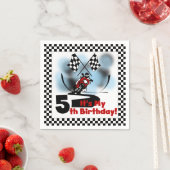 Motorfietsen met 5 jaar oud papier servetten (Insitu)