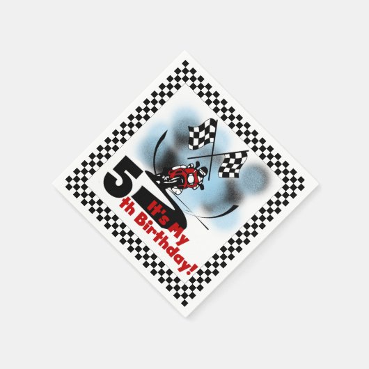 Motorfietsen met 5 jaar oud papier servetten (Hoek)