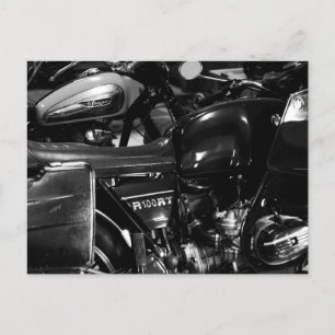 Motorfietsen met motorfietsen briefkaart