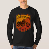  motorfietsen met motorfietsen t-shirt (Voorkant)