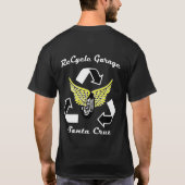 Motorfietsen & misplaatst zwart t-shirt (Achterkant)