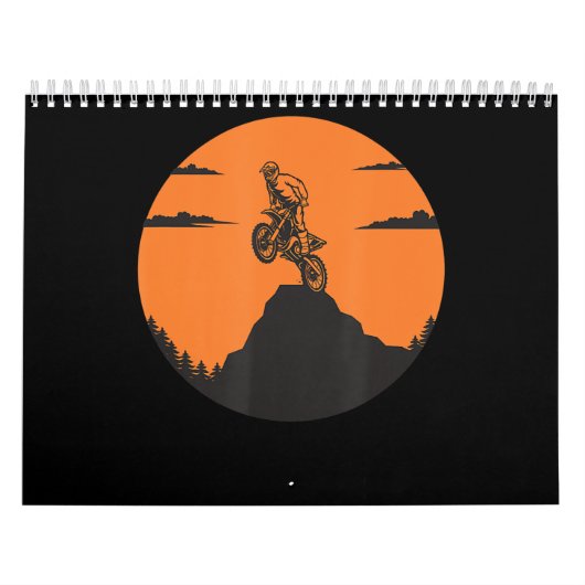 Motorfietsen Motorfiets Motorcross Peak Kalender (Hoes)
