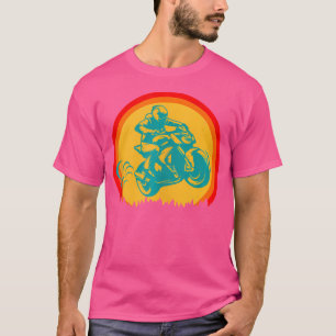 Motorfietsen Motorfiets Retro T-shirt