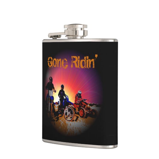 Motorfietsen motorrijden van Teen Boy van mannen Heupfles (Links)