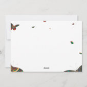 Motorfietsen op een collage van de verfskolon op d feestdagenkaart (Achterkant)