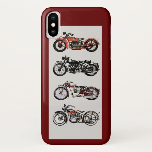 MOTORFIETSEN, rood Case-Mate iPhone Case (Achterkant)