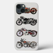  MOTORFIETSEN, rood Case-Mate iPhone Case (Achterkant)