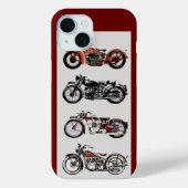 MOTORFIETSEN, rood Case-Mate iPhone Case (Achterkant)